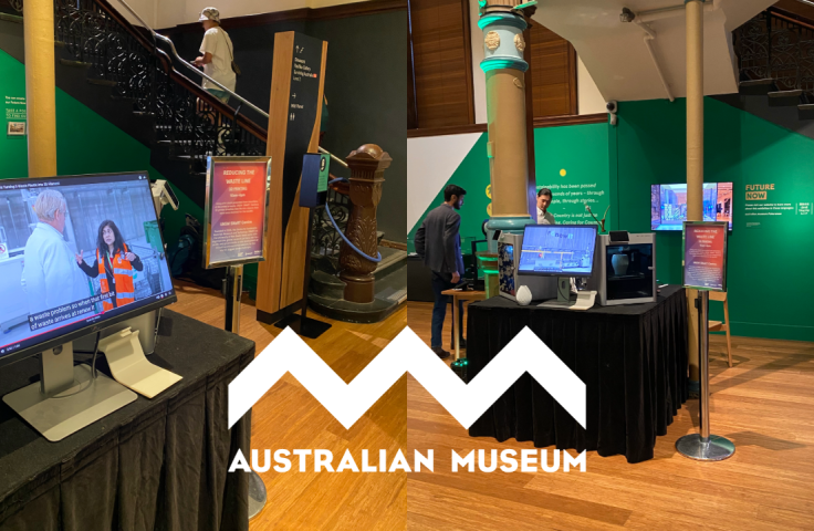 Australia Museum Climate Solutions Saturday IP2 stall
