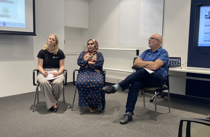 Sustainable Communities and Waste Hub researchers circular economy presentation