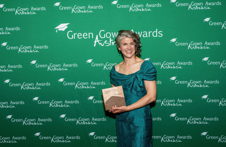 Dr Emily Flies Green Gown Award Win