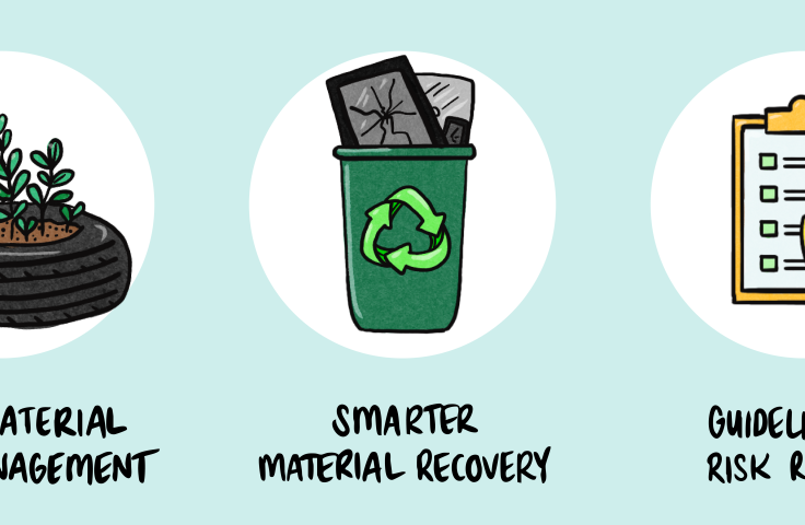 Impact Priority 3 - Hazardous waste and pollutants illustration