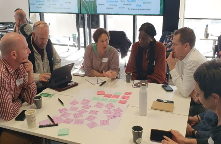People gather at Nature Connection Workshop - credit Dr Emily Flies