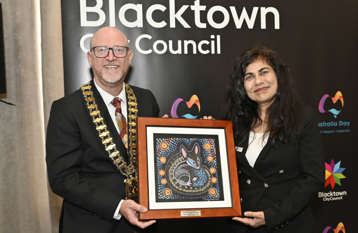 Professor Veena Sahajwalla Blacktown visit Australia event 