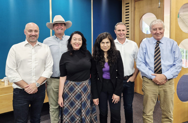 Veena Sahajwalla Michael Sharpe in Armadale Uralla workshops Sustainable Communities and Waste Hub