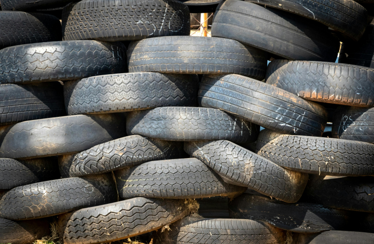 Pexels waste tyres magda ehlers stock image